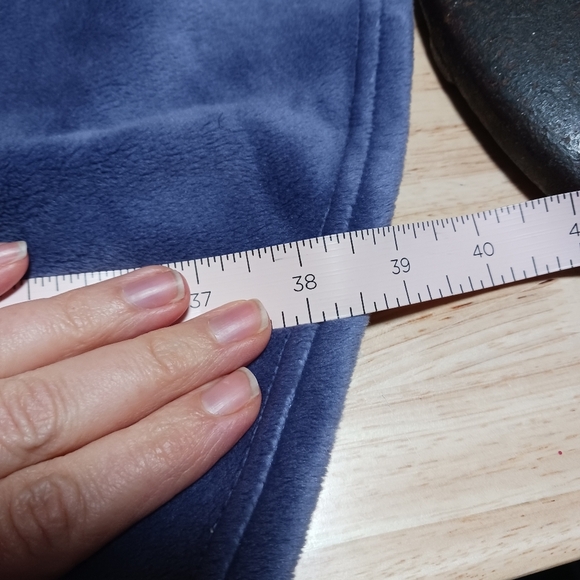 32 Degrees Purple Hooded Sleeplounger Gown Velour Velvet Size Large - Picture 13 of 13